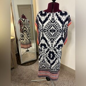 Geometric Print Dress